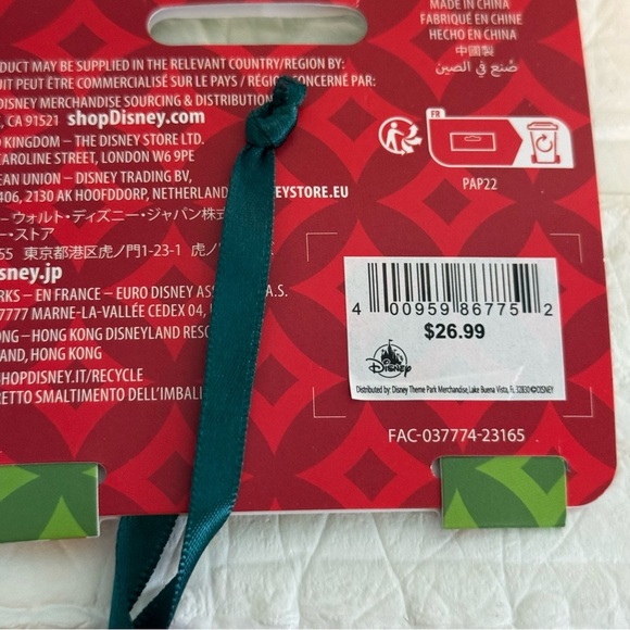 New Disney Parks Pinocchio Christmas Ornament - Picture 6 of 6